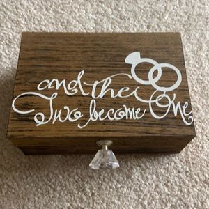 Mr. And Mrs. wedding ring box